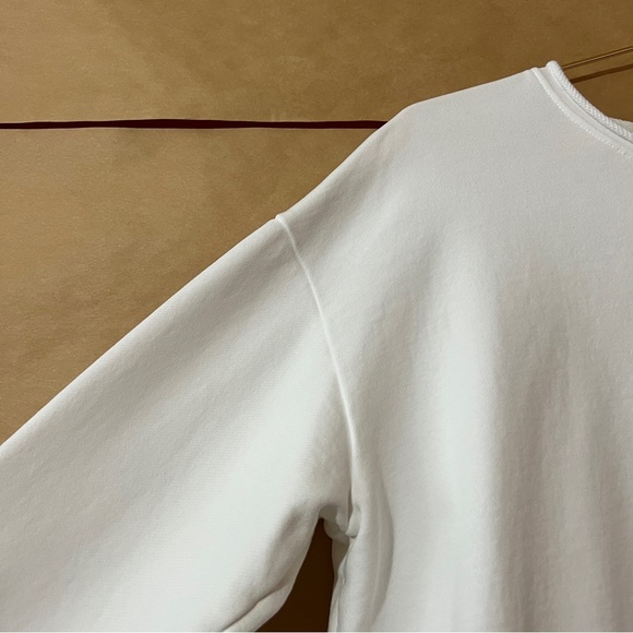 Cozy Earth | Chelsea Pullover Sweatshirt French Terry Organic Cotton Bone Size M - Picture 4 of 9